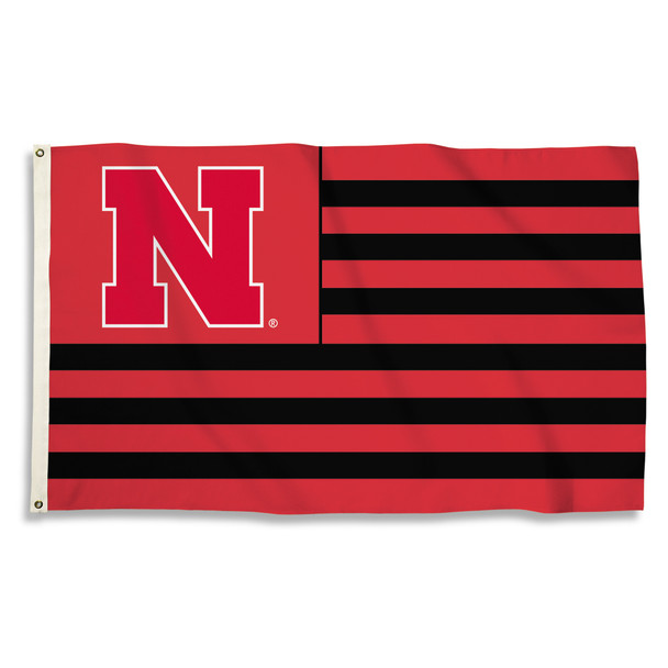 Nebraska Huskers 3 Ft. X 5 Ft. Flag W/Grommets