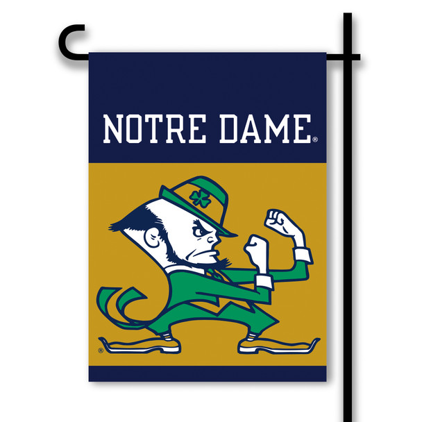 Notre Dame 2-Sided Garden Flag