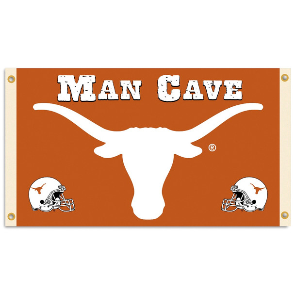 Texas Longhorns Man Cave 3 Ft. X 5 Ft. Flag W/ 4 Grommets