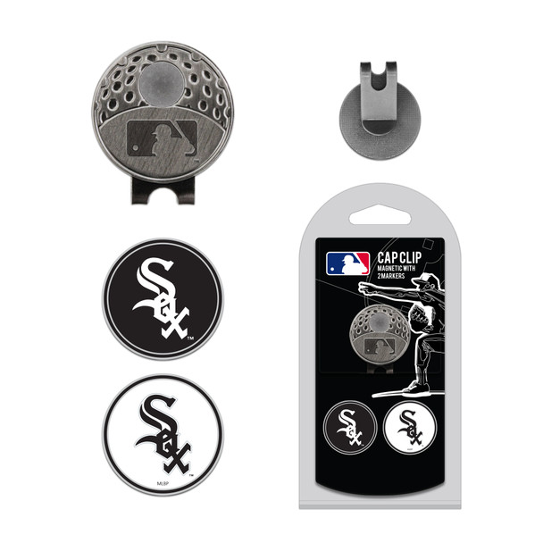 Chicago White Sox Cap Clip With 2 Golf Ball Markers
