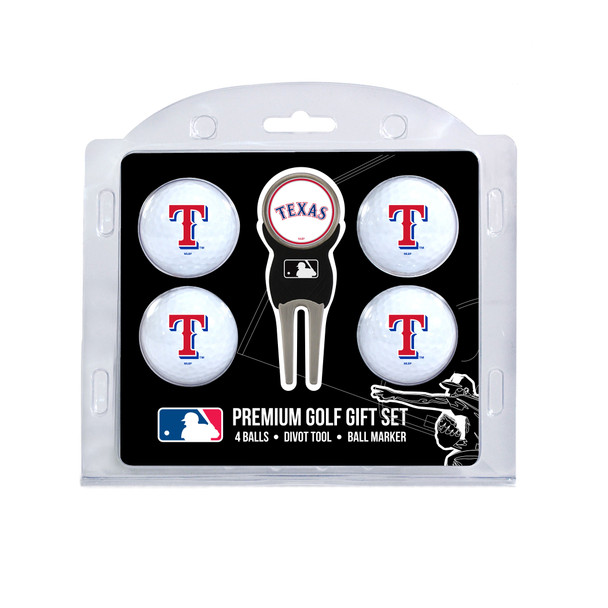 Texas Rangers 4 Golf Ball And Divot Tool Set