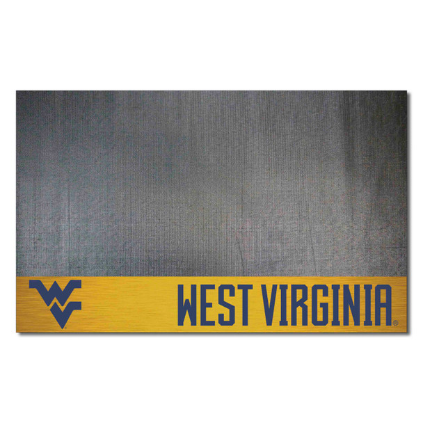 West Virginia Mountaineers Vinyl Grill Mat - 26in. x 42in.