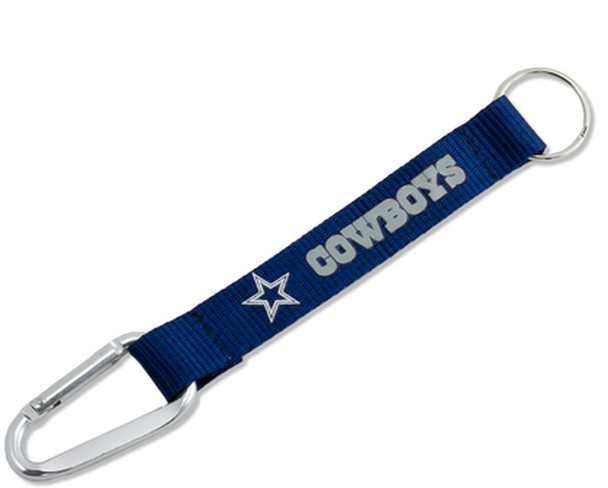 Dallas Cowboys Carabiner Lanyard Keychain ID Holder NFL Fan Accessory Keychain