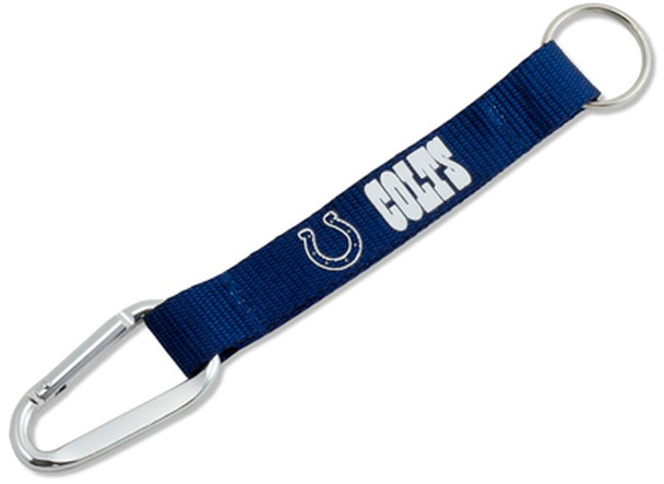 Indianapolis Colts Carabiner Lanyard Keychain ID Holder NFL Fan Accessory Keychain