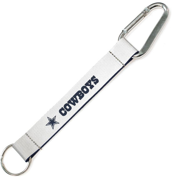 Dallas Cowboys Reflective Carabiner Lanyard Keychain ID Holder NFL Fan Accessory Keychain