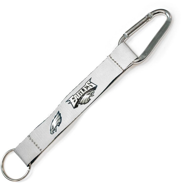 Philadelphia Eagles Reflective Carabiner Lanyard Keychain ID Holder NFL Fan Accessory Keychain