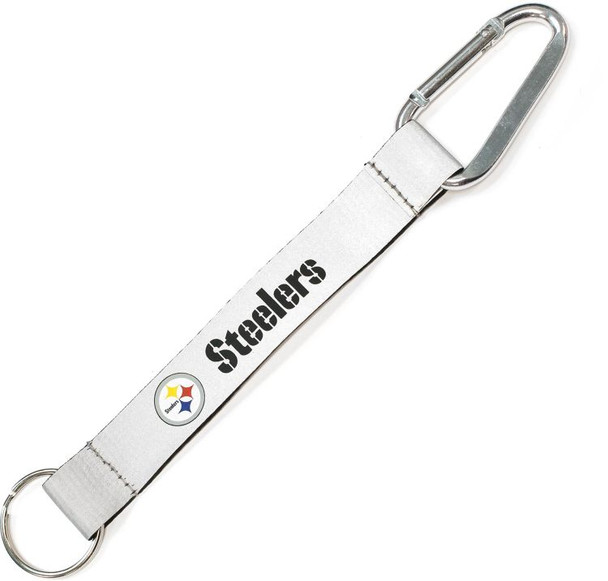 Pittsburgh Steelers Reflective Carabiner Lanyard Keychain ID Holder NFL Fan Accessory Keychain