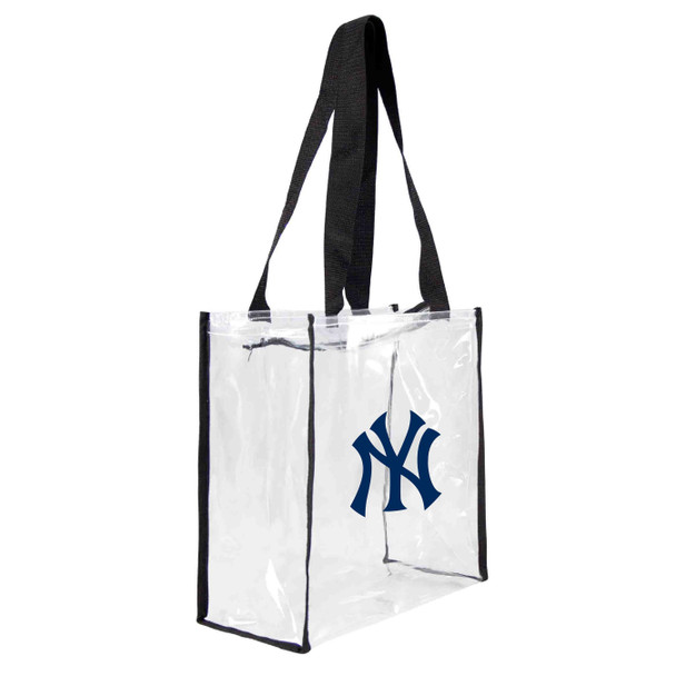 New York Yankees Clear Square Stadium Tote Bag MLB Approved Fan Bag