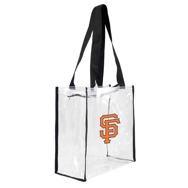 San Francisco Giants Clear Square Stadium Tote Bag MLB Approved Fan Bag