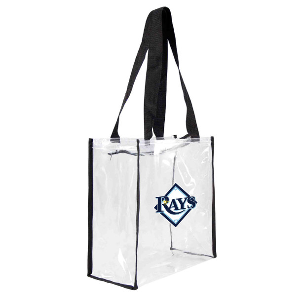 Tampa Bay Rays Clear Square Stadium Tote Bag MLB Approved Fan Bag