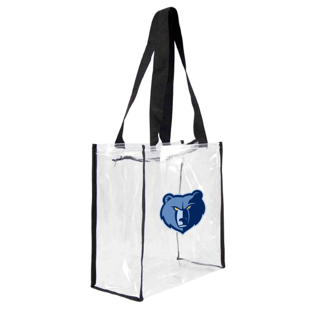 Memphis Grizzlies Tote Clear Square Stadium Tote Bag NBA Approved Fan Bag