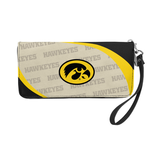 Iowa Hawkeyes Curve Organizer Wallet NCAA Fan Wallet Card Holder