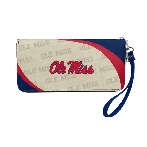Mississippi Rebels Curve Organizer Wallet NCAA Fan Wallet Card Holder
