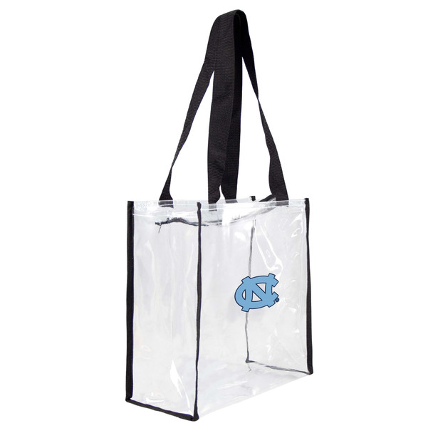 North Carolina Tar Heels Clear Square Stadium Tote Bag NCAA Approved Fan Bag Tote