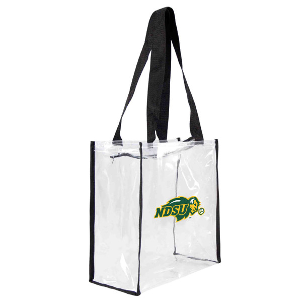 North Dakota State Bison Clear Square Stadium Tote Bag NCAA Approved Fan Bag Tote