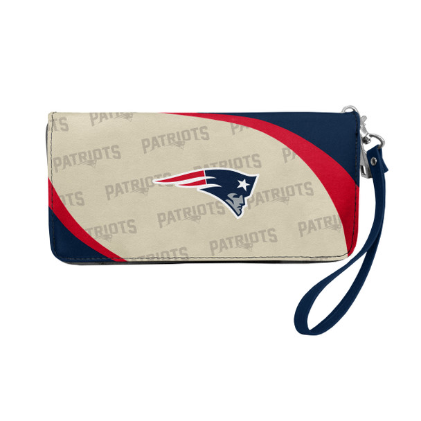 New England Patriots Curve Organizer Wallet NFL Fan Wallet Card Holder