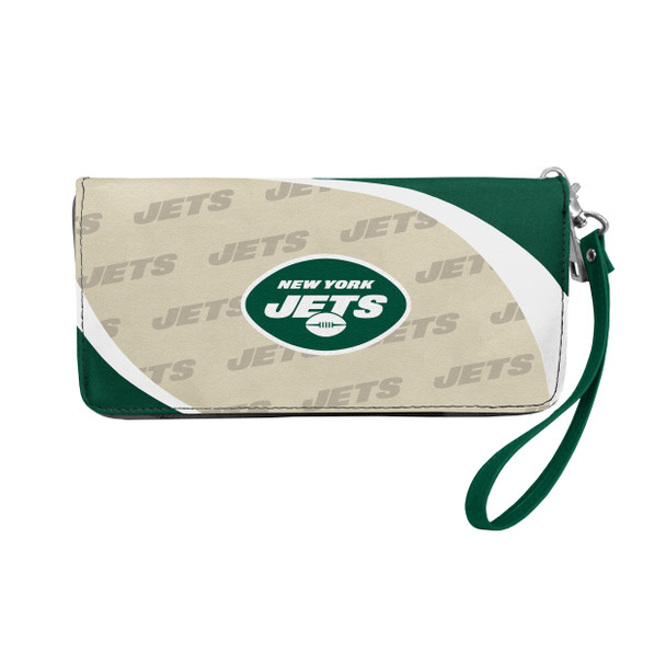 New York Jets Curve Organizer Wallet NFL Fan Wallet Card Holder Alternate