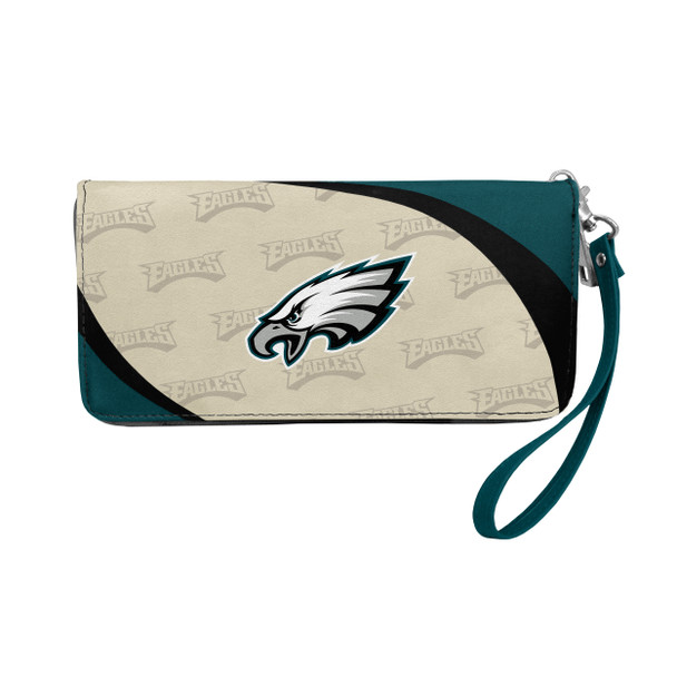 Philadelphia Eagles Curve Organizer Wallet NFL Fan Wallet Card Holder