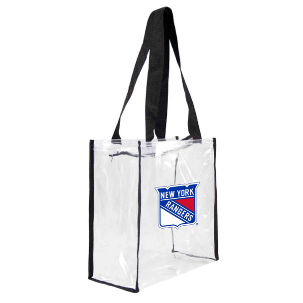 New York Rangers Clear Square Stadium Tote Bag NHL Approved Fan Bag Tote