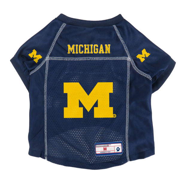 Michigan Wolverines Pet Jersey Size M