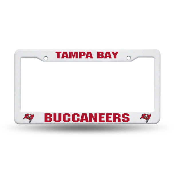 Tampa Bay Buccaneers White Plastic Frame