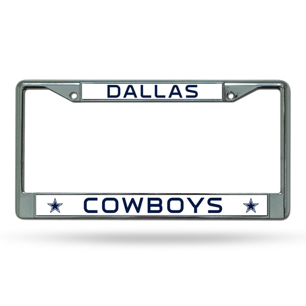 Dallas Cowboys Chrome License Plate Frame