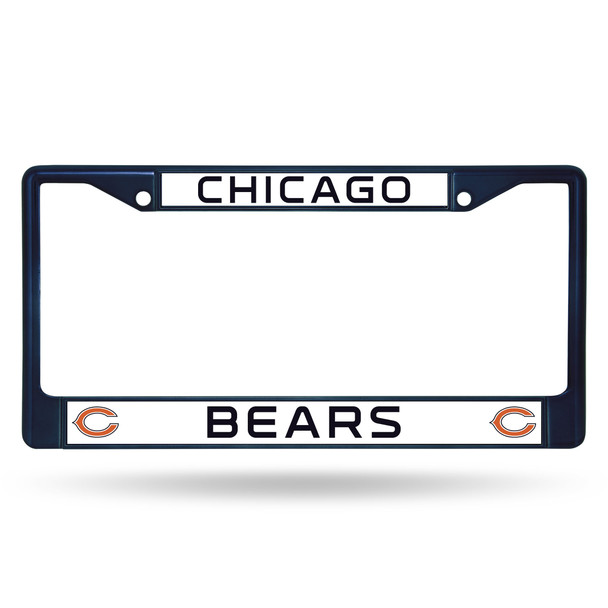 Chicago Bears Colored License Plate Frame Navy