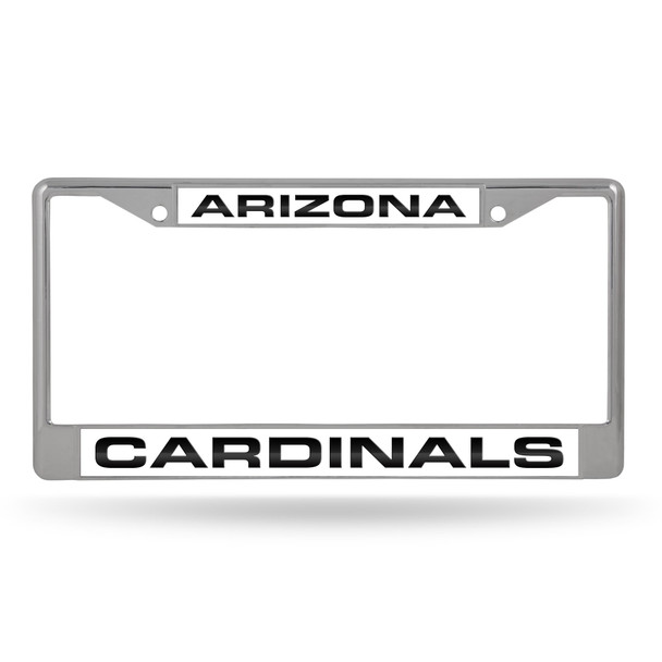 Arizona Cardinals Laser Chrome License Plate Frame