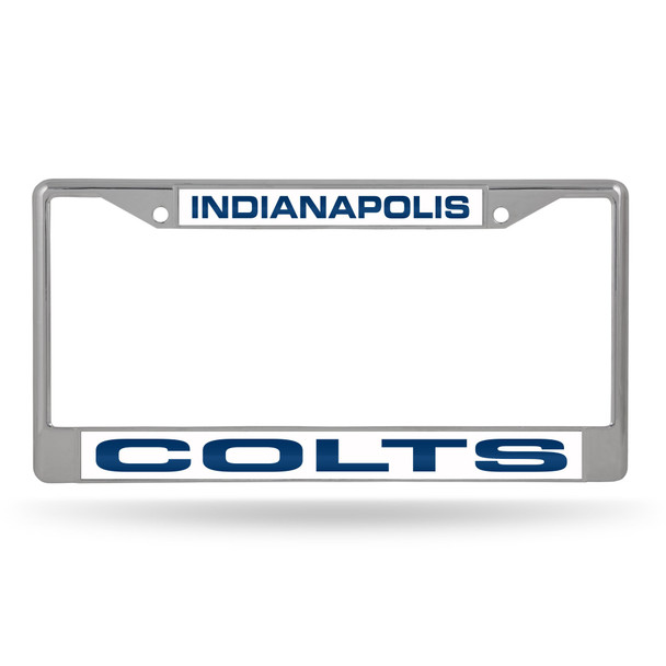 Indianapolis Colts Laser Chrome License Plate Frame
