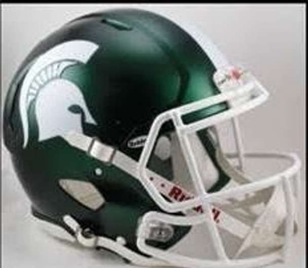 Michigan State Spartans Revolution Speed Pro Line Helmet - Satin Shell