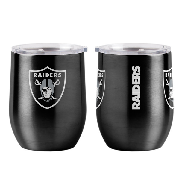 Las Vegas Raiders Travel Tumbler 16oz Ultra Curved Beverage