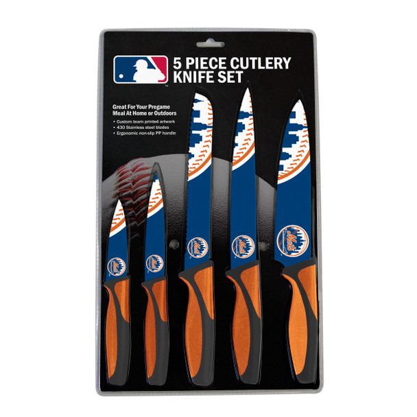 New York Mets 5pc Kitchen Knife Set