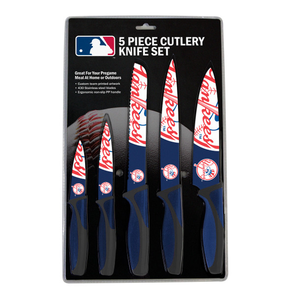 New York Yankees 5pc Kitchen Knife Set