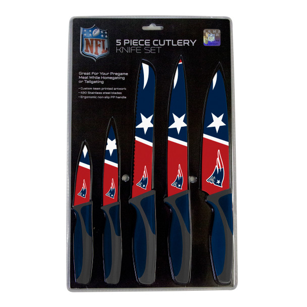 New England Patriots 5pc Kitchen Knife Set