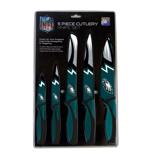 Philadelphia Eagles 5pc Kitchen Knife Set