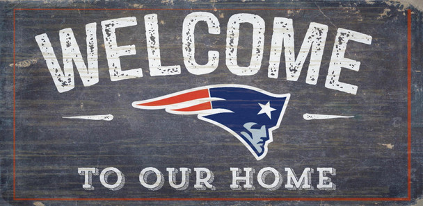 New England Patriots Sign Wood 6x12 Welcome To Our Home Design New England Patriots Sign Wood 6x12 Welcome To Our Home Design