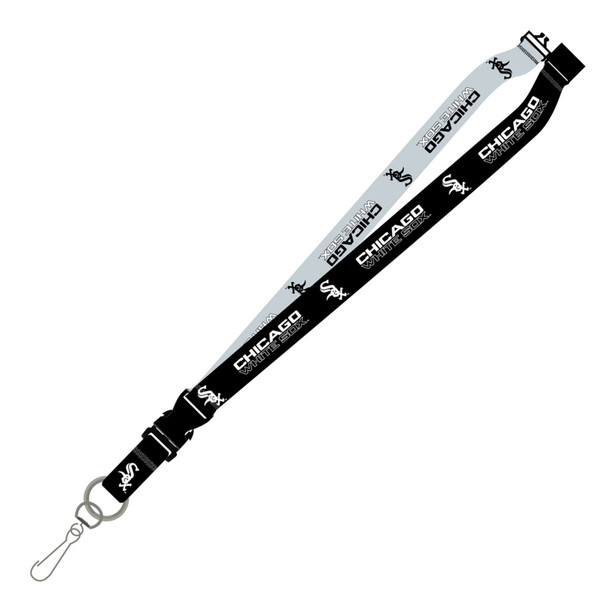 Chicago White Sox Lanyard Keychain ID Holder MLB Fan Accessory - Two-Tone