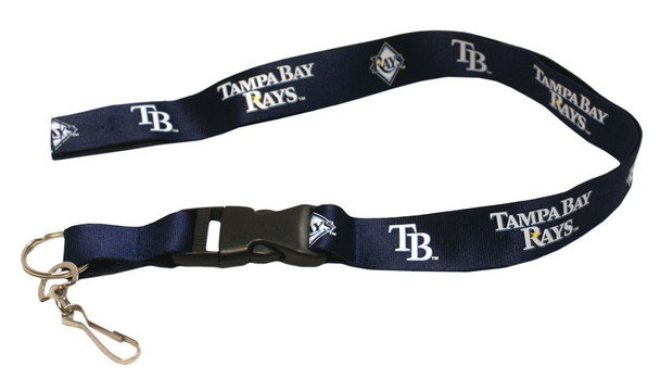 Tampa Bay Rays Lanyard Keychain ID Holder MLB Fan Accessory - Breakaway with Key Ring