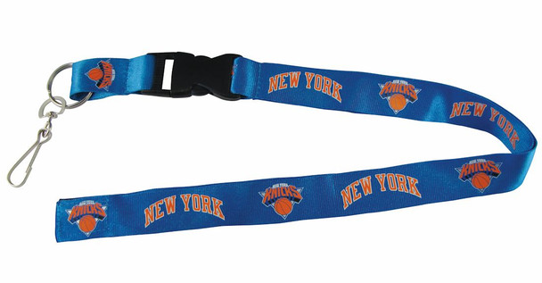New York Knicks Lanyard Keychain ID Holder NBA Fan Accessory - Breakaway with Key Ring