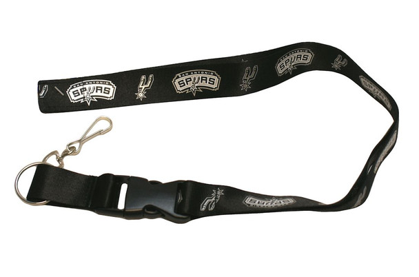 San Antonio Spurs Lanyard Keychain ID Holder NBA Fan Accessory - Breakaway with Key Ring