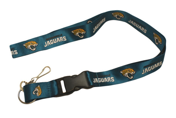 Jacksonville Jaguars Lanyard Keychain ID Holder NFL Fan Accessory - Breakaway with Key Ring