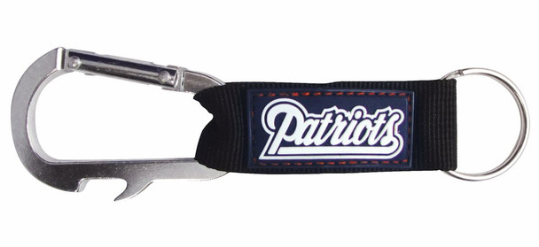 New England Patriots Carabiner Keychain NFL Key Holder Clip Fan Accessory