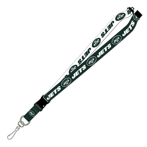 New York Jets Lanyard Keychain ID Holder NFL Fan Accessory - Two-Tone