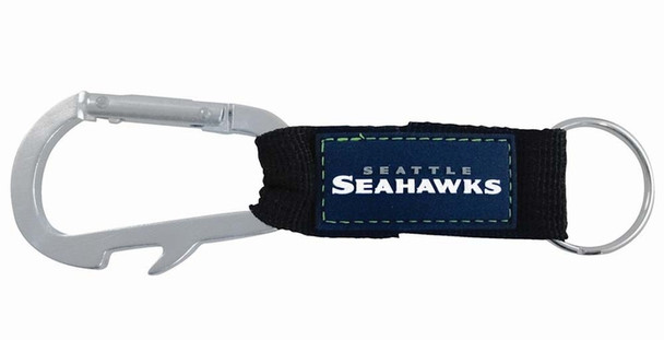 Seattle Seahawks Carabiner Keychain NFL Key Holder Clip Fan Accessory