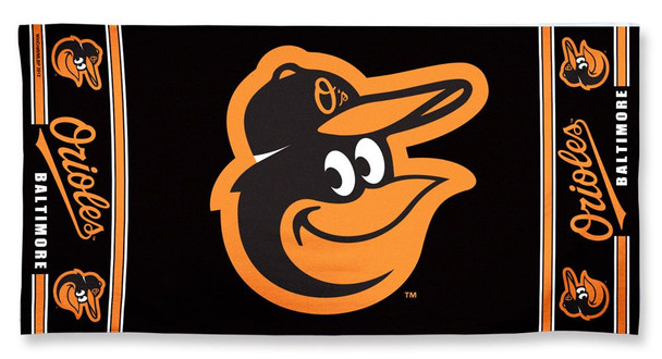 Baltimore Orioles Beach Towel 30x60 NFL Fan Bath Towel Beach Style Gooney Bird Design