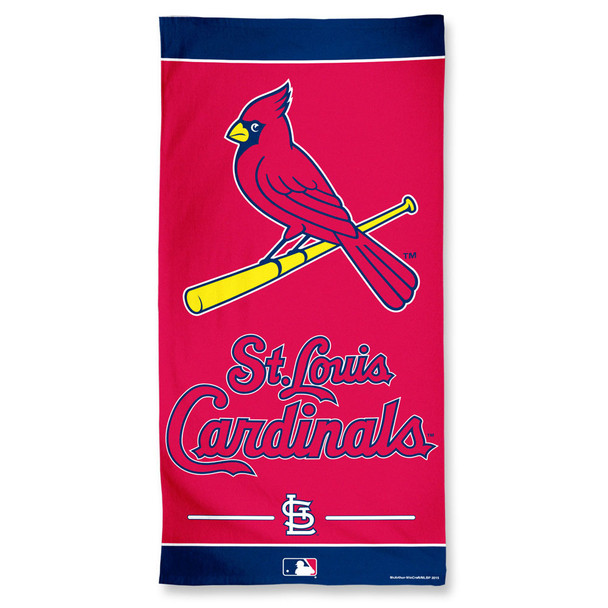 St. Louis Cardinals Beach Towel 30x60 NFL Fan Bath Towel Beach Style