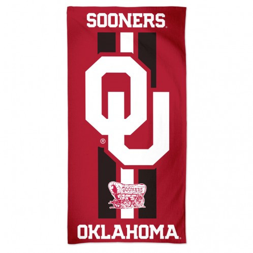 Oklahoma Sooners Beach Towel 30x60 NFL Fan Bath Towel Beach Style