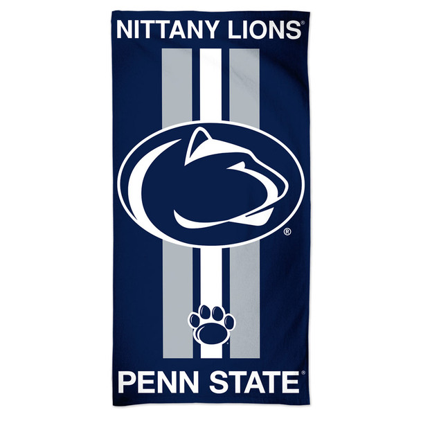Penn State Nittany Lions Beach Towel 30x60 NFL Fan Bath Towel Beach Style