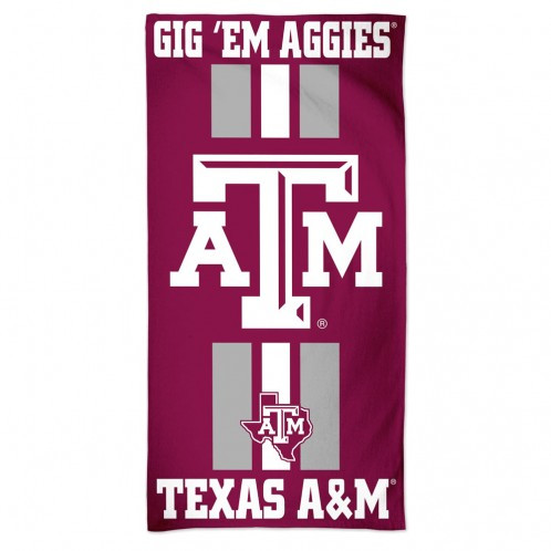 Texas A&M Aggies Beach Towel 30x60 NFL Fan Bath Towel Beach Style