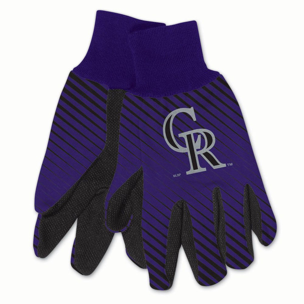 Colorado Rockies Two Tone Gloves Adult Size